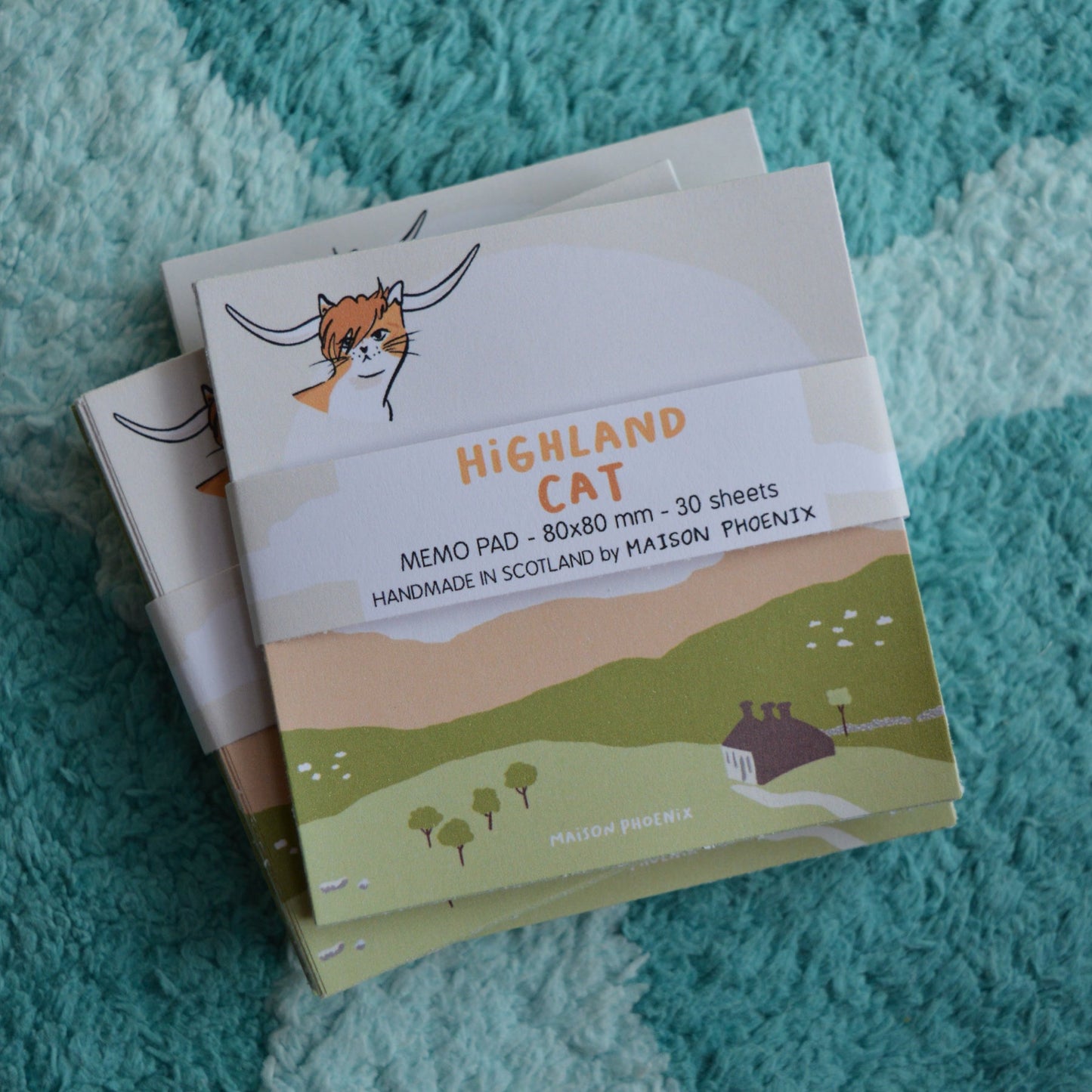 Highland Cat Memopad 5