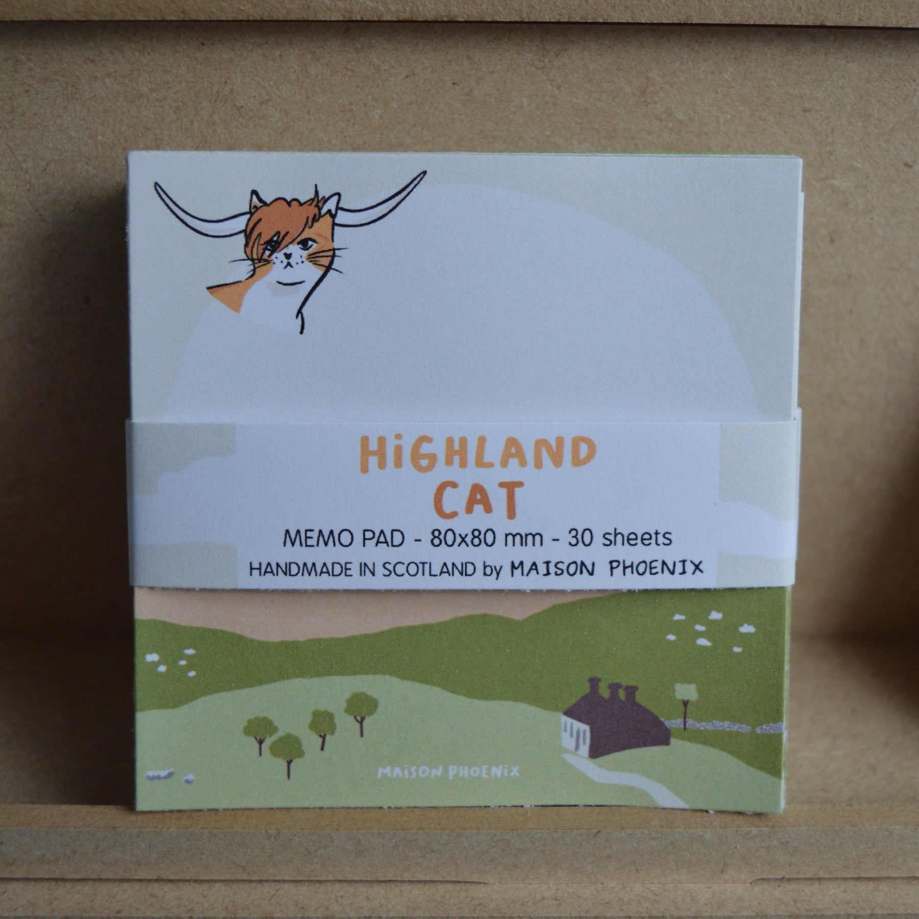 Highland Cat Memopad 3