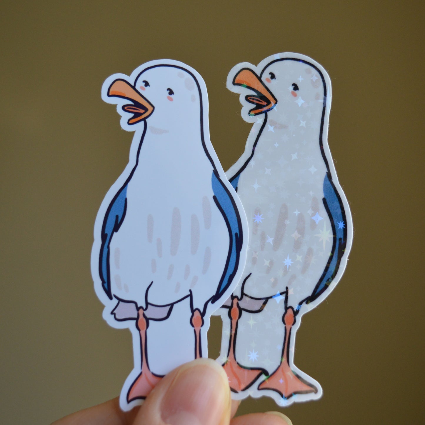 Nibbles Seagull Stickers 1