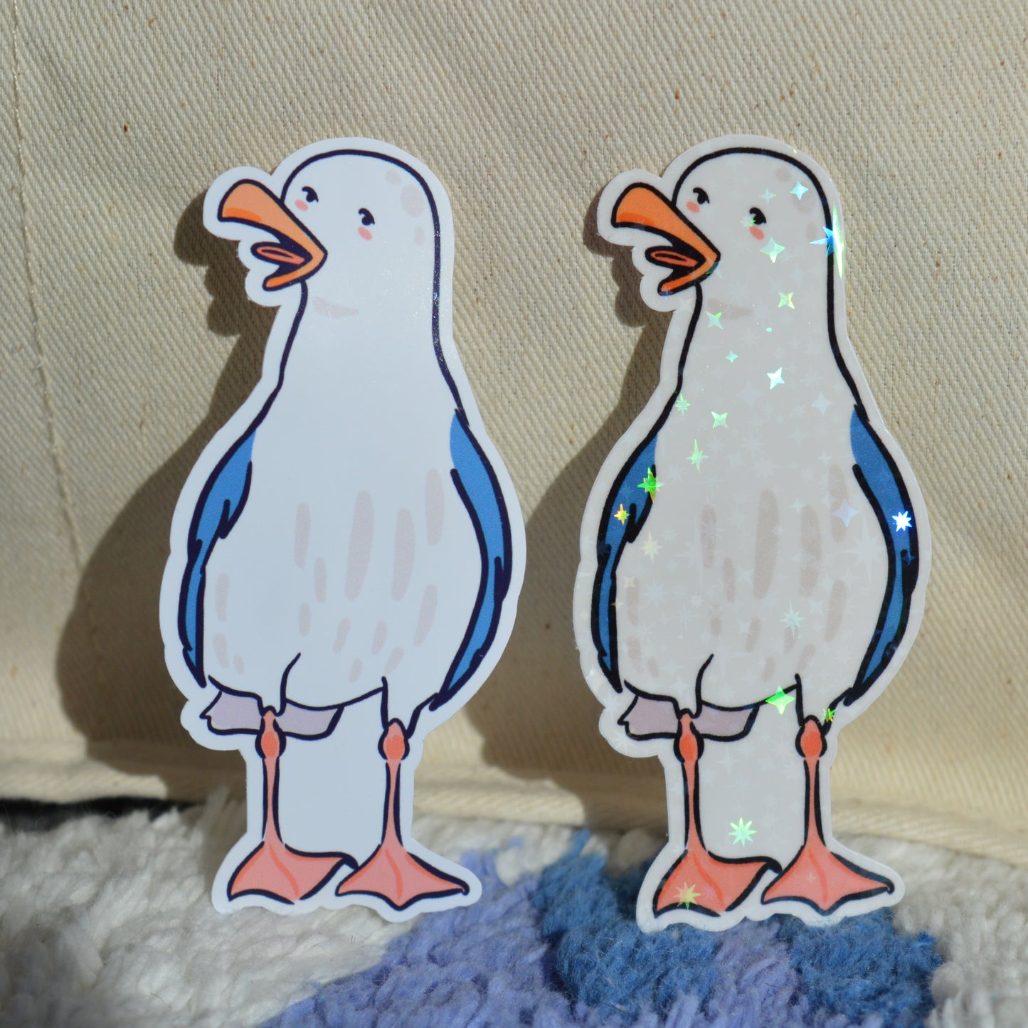 Nibbles Seagull Stickers 2