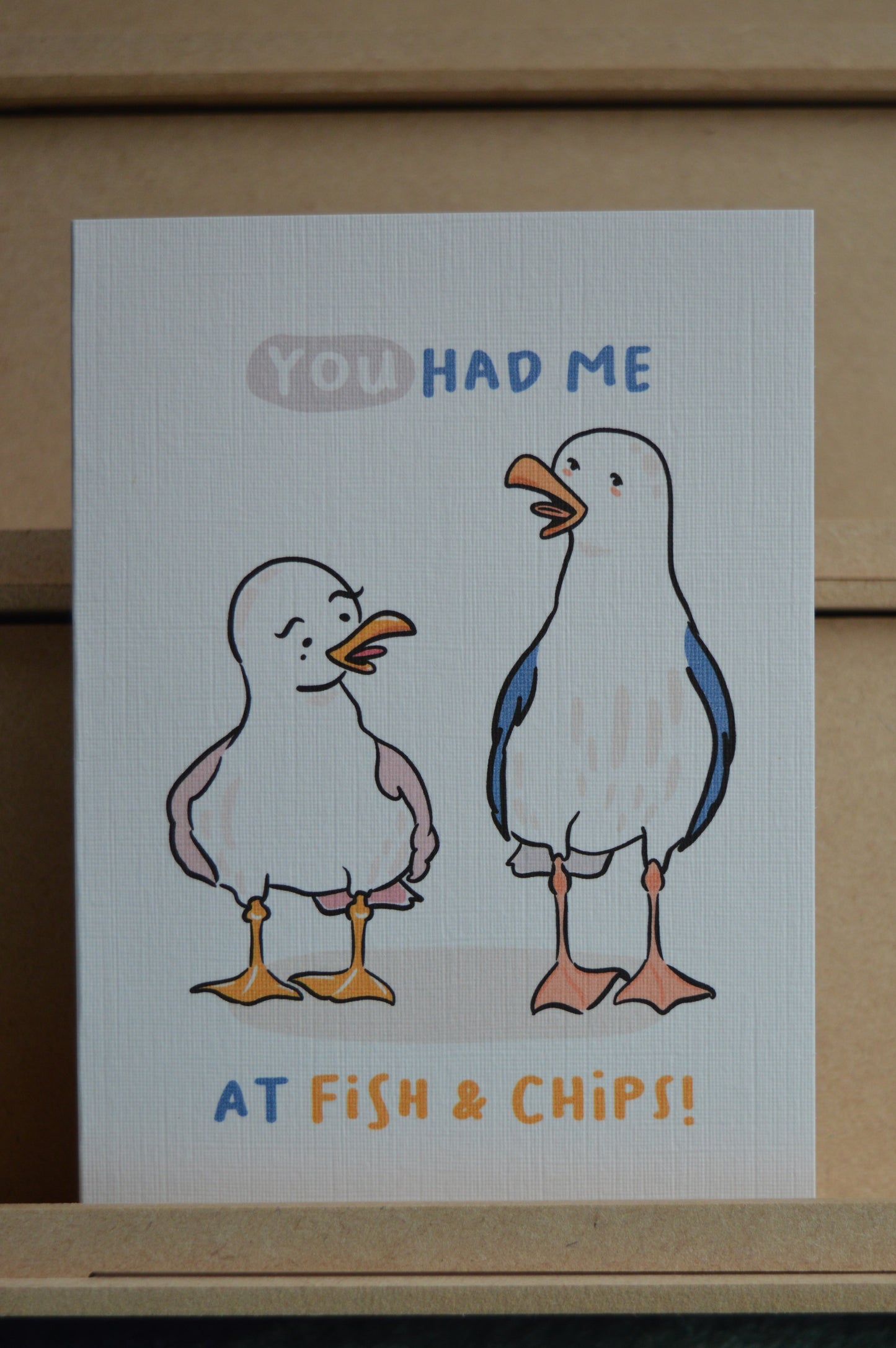 Nibbles & Yum Seagulls Greeting Card 4