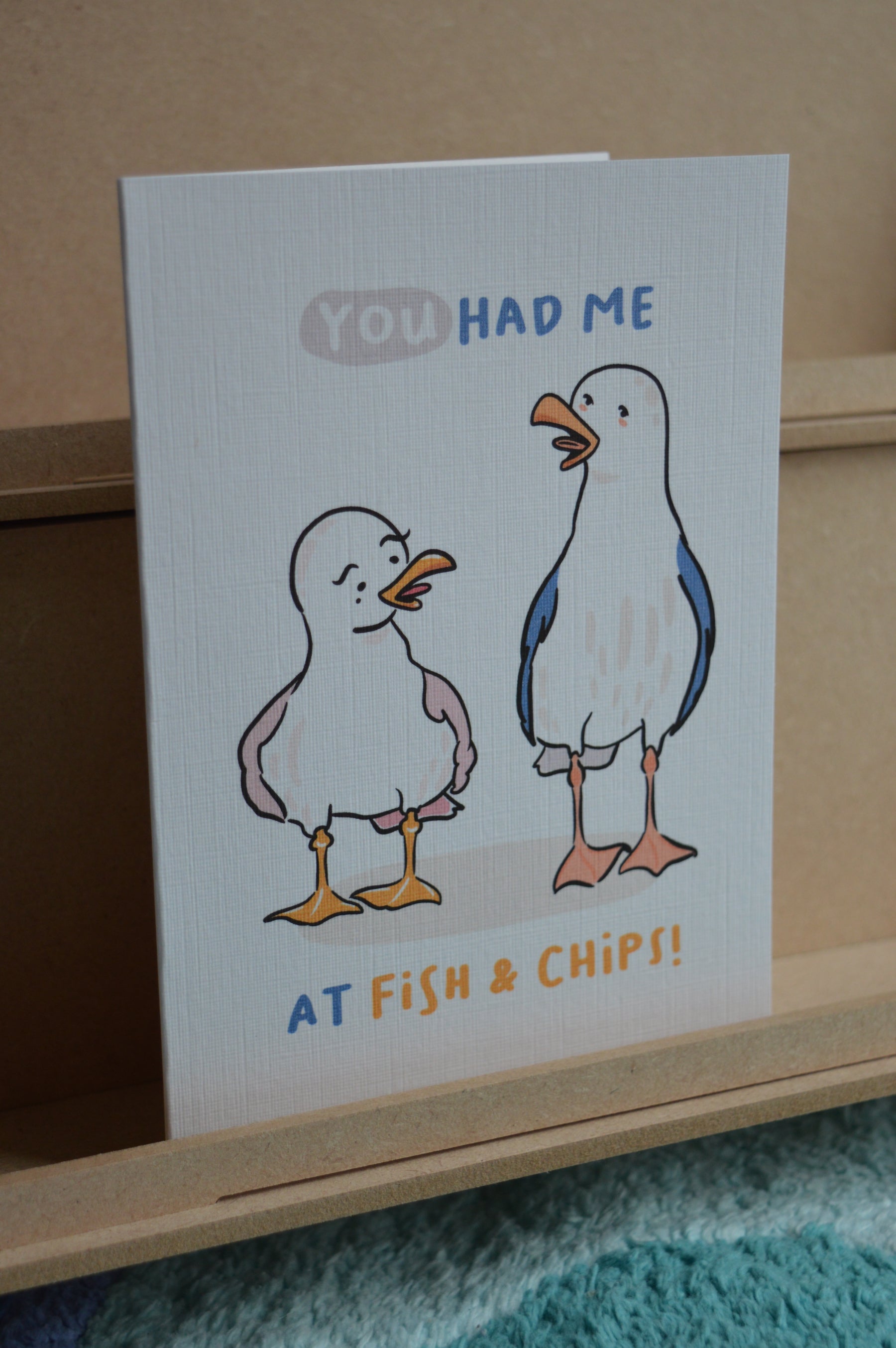 Nibbles & Yum Seagulls Greeting Card 5