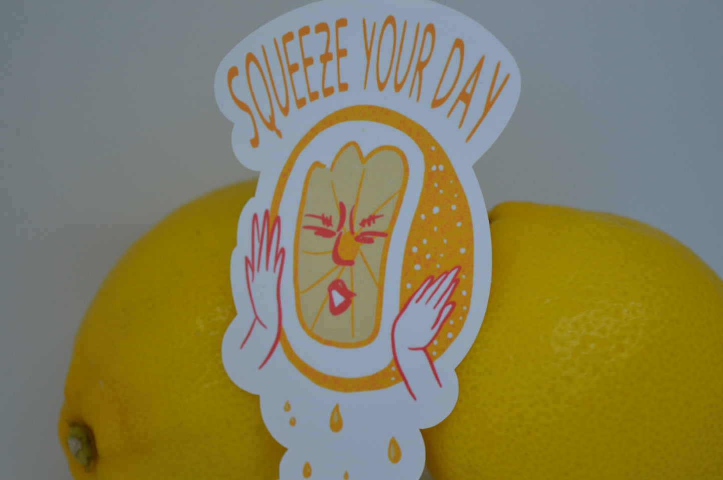 Sour Face Lemon Sticker 2