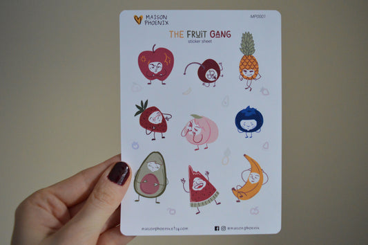 Fruit Gang Sticker Sheet 1