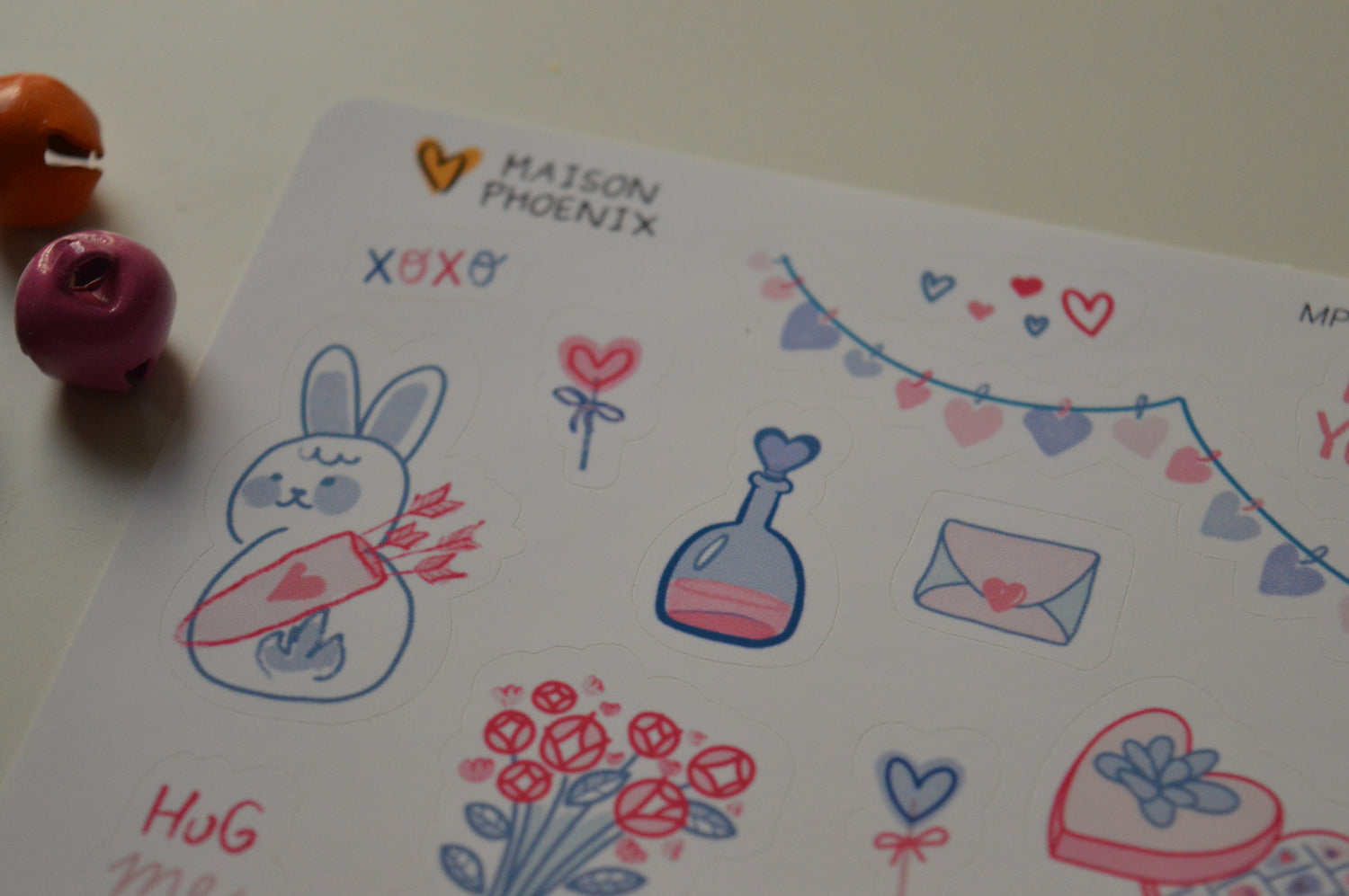 Valentine Sticker Sheet 3