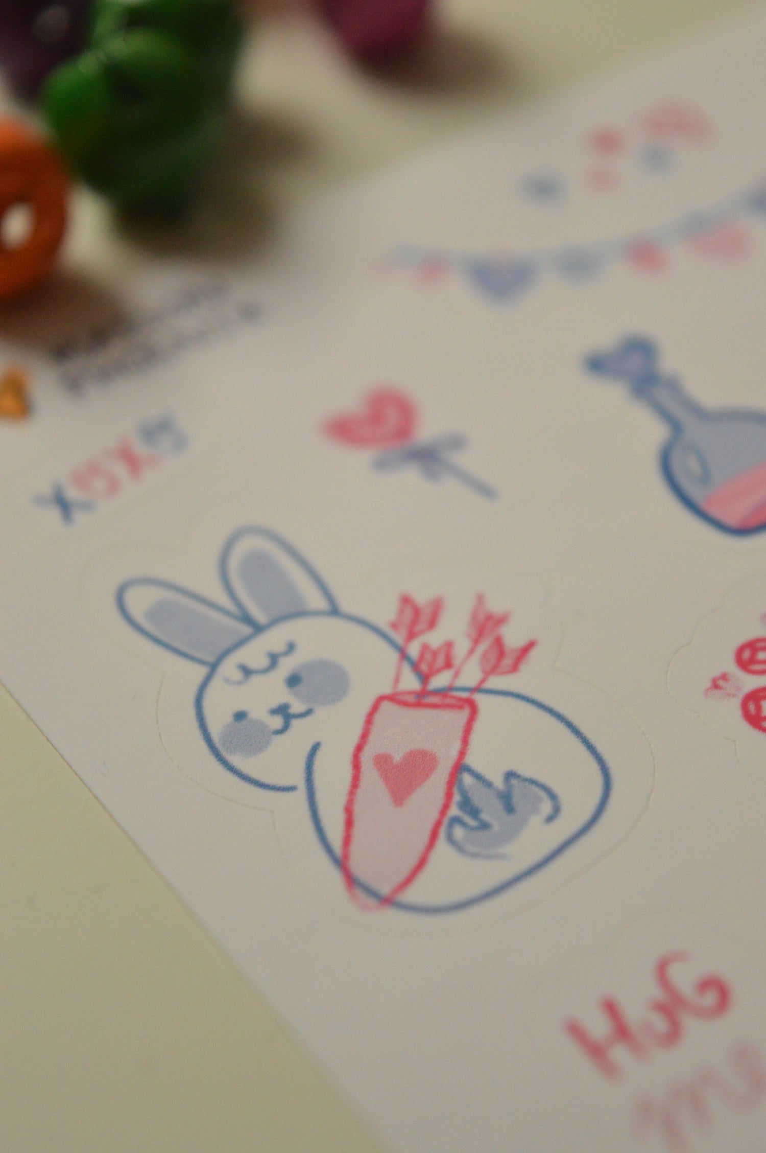 Valentine Sticker Sheet 8