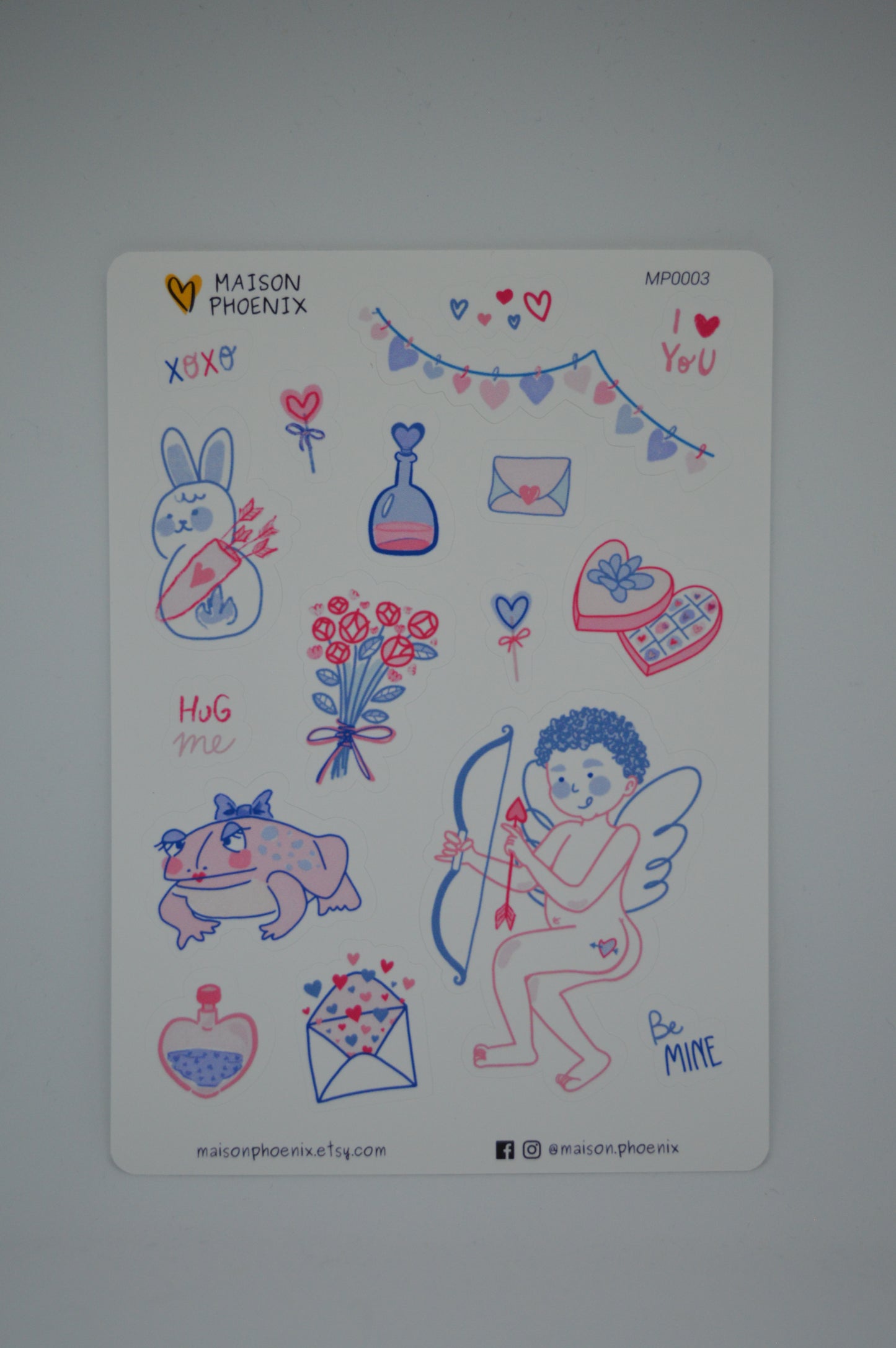 Valentine Sticker Sheet 13