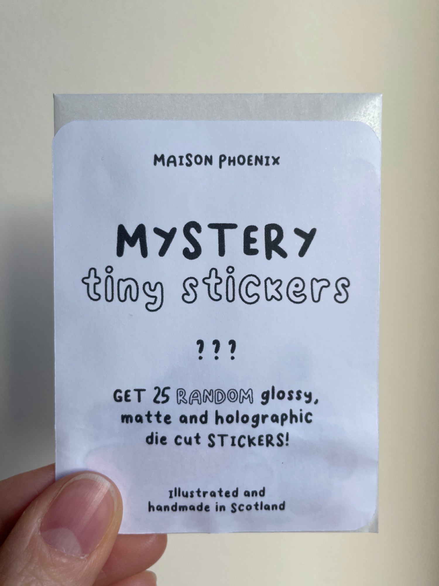 Mystery Tiny Stickers Pack 2