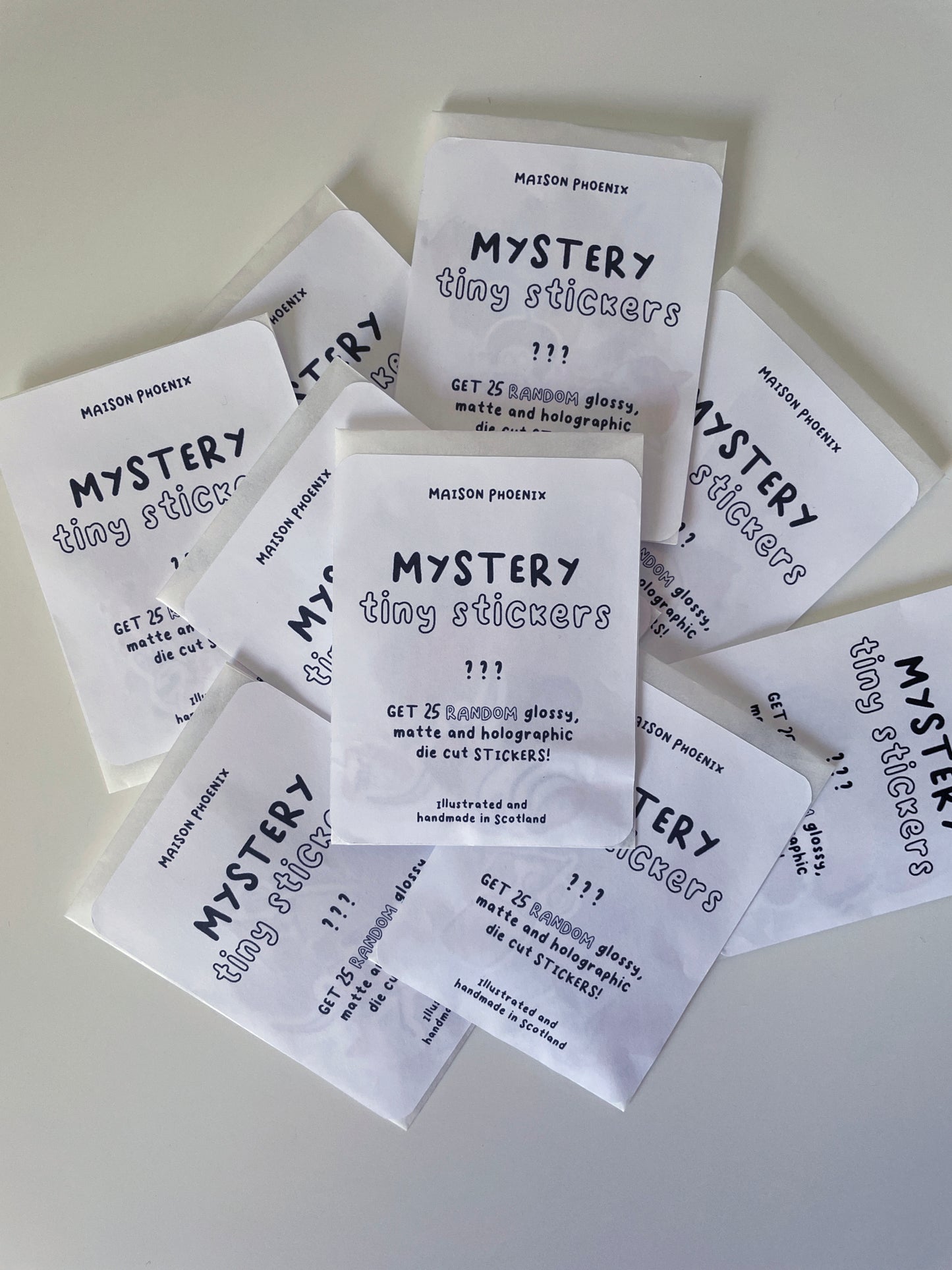 Mystery Tiny Stickers Pack 3